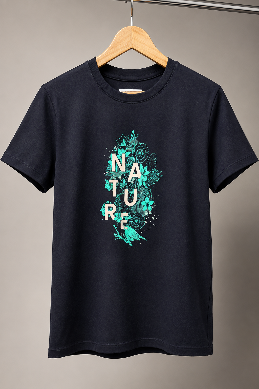 T-SHIRT NATURE NEGRA