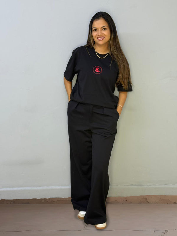 Cowgirl T-Shirt Olimpi Negra 1025