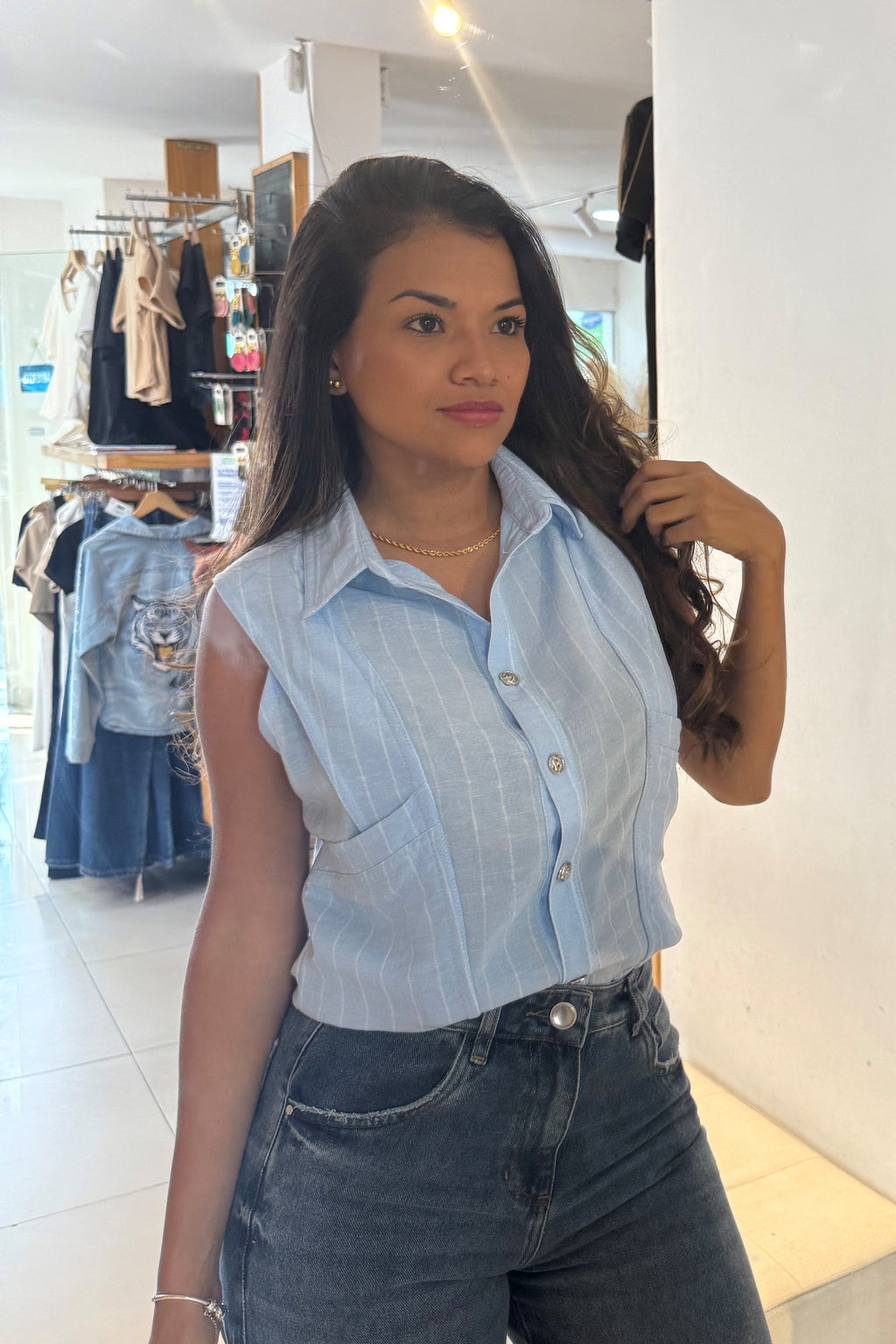 CH Celmira Azul rayas