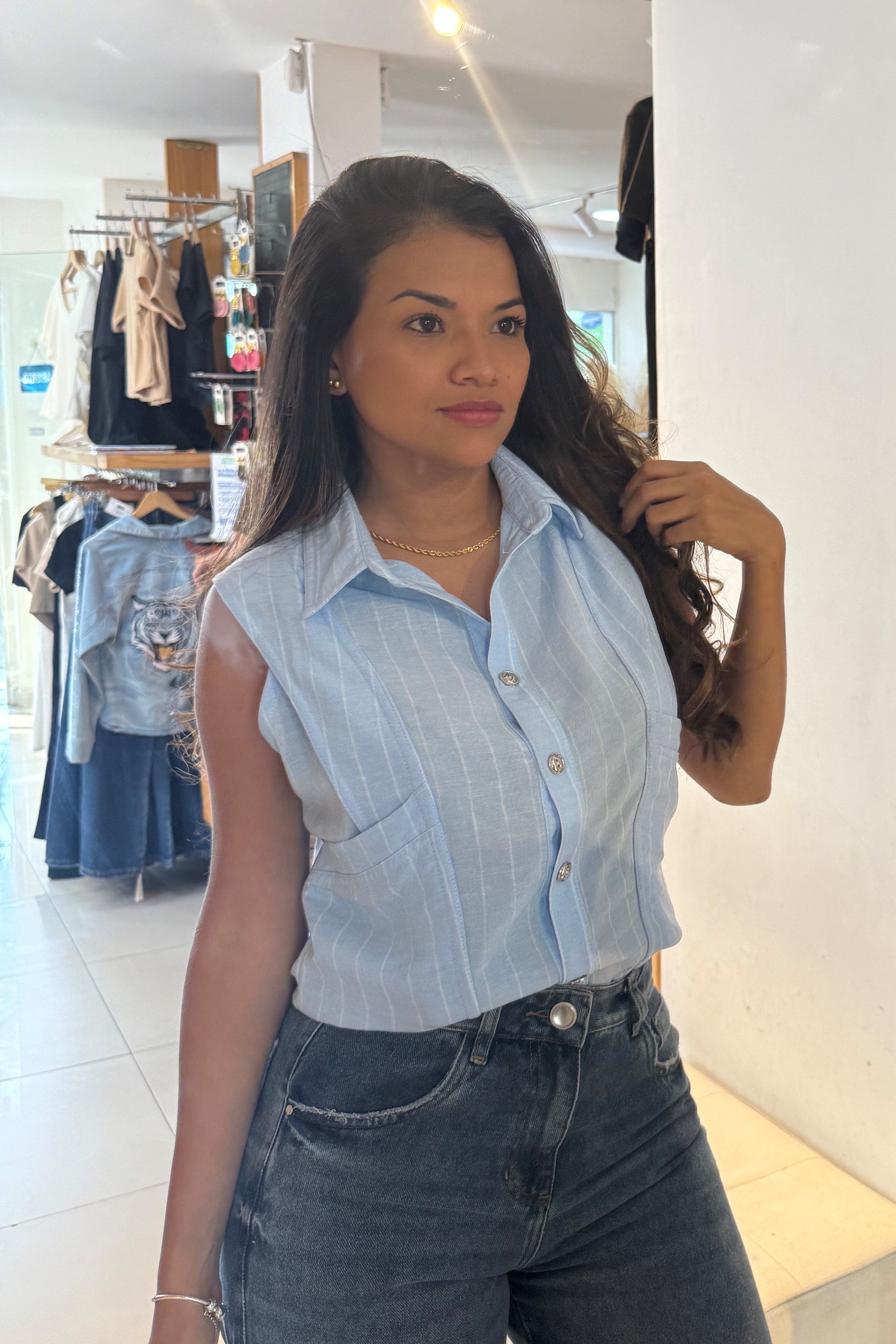 CH Celmira Azul rayas