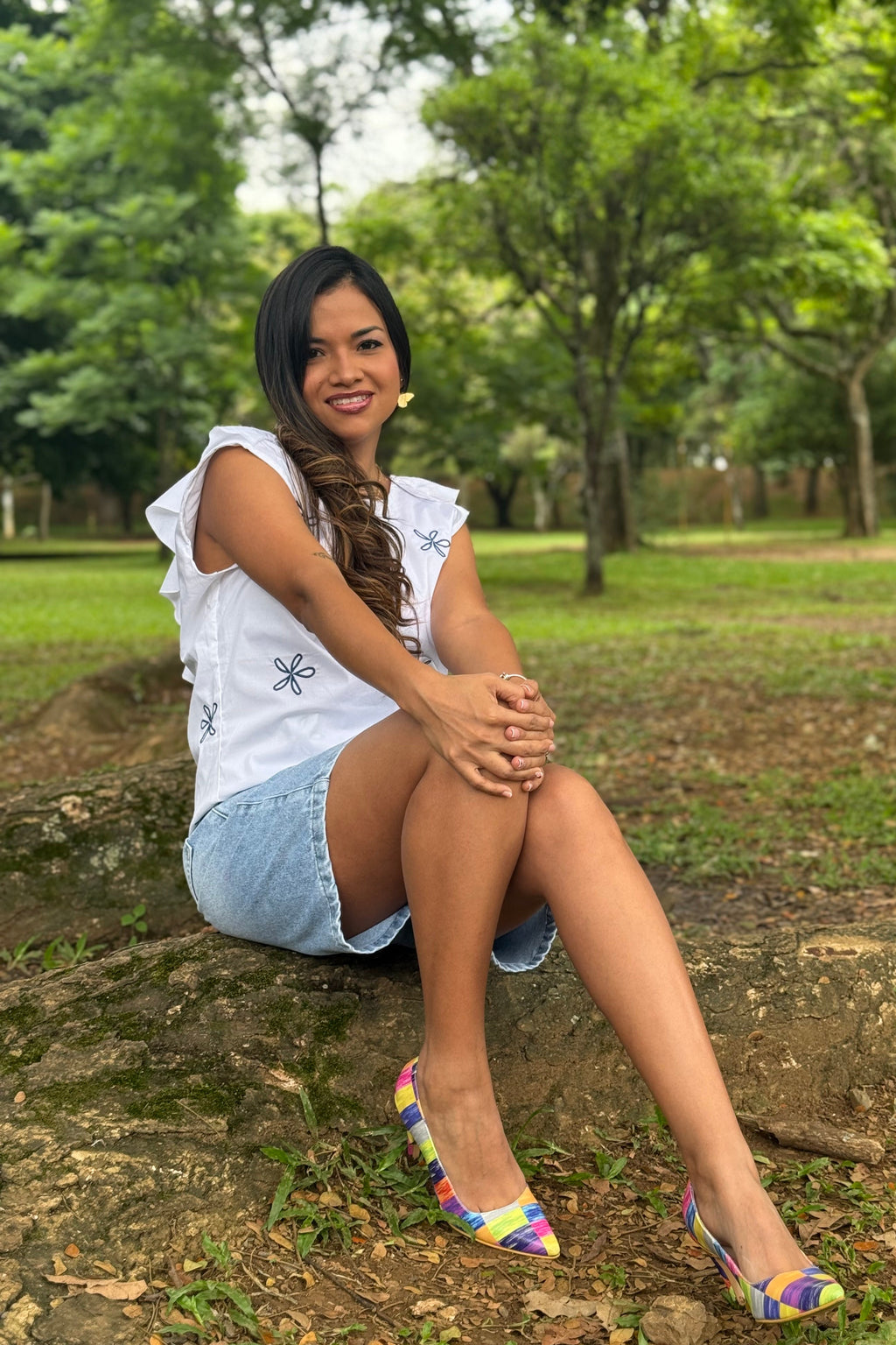 Blusa Momi Blanca Bord